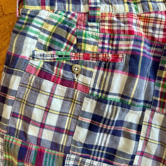 Vintage Madras Patchwork Polo Ralph Lauren Philip Pant | 90s / Y2K Preppy Chino - Picture 8 of 11
